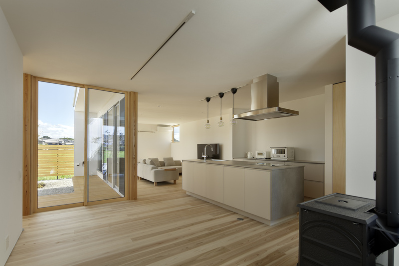 斑鳩町・中庭を囲うコートハウス